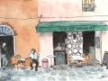 France - In de Zeze Cafe in Ajaccio, Corsica , 2008 - Sold
