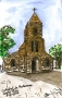 Costa Rica - Cathedral de Puntarenas, 2010, 4x6in