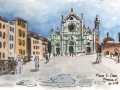 Piazza Santa Croce in Florence, Italy, 2007 - Sold