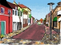 View of Ramstein-Miesenbach, Germany, 2011, Digital drawing