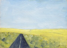 US25 eastbound towards Burns Oregon 2015 oil