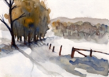 Winter scene 1 near Trippstadt Germany 2013