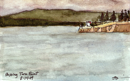 Another view of Turn Point Lighthouse