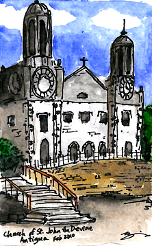 Yet another Church … St. John’s, Antigua