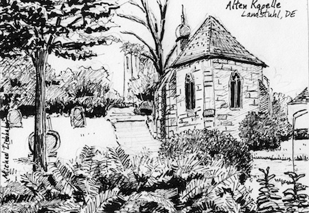 Charming old chapel torn in half.