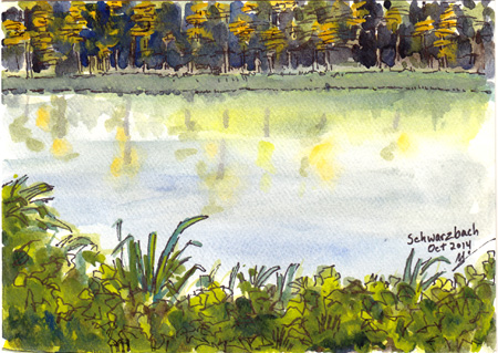Black creek watercolor