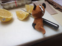 Fine Art at the local Farmers Market – and Foxy Iced Tea