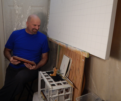 Today’s Studio Photo – No room to work