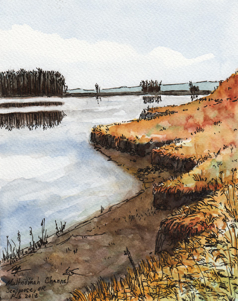 Along Multnomah Channel