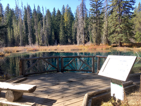 Little Crater Lake overlook