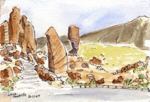 Spain, Canary Is - Roques de Garcia near Pico del Tiede