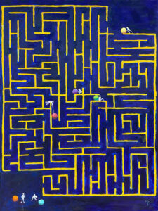 Finding a clear path is influenced by one’s orientation